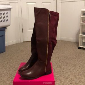 NIB Shoedazzle Knee High Boots Wide